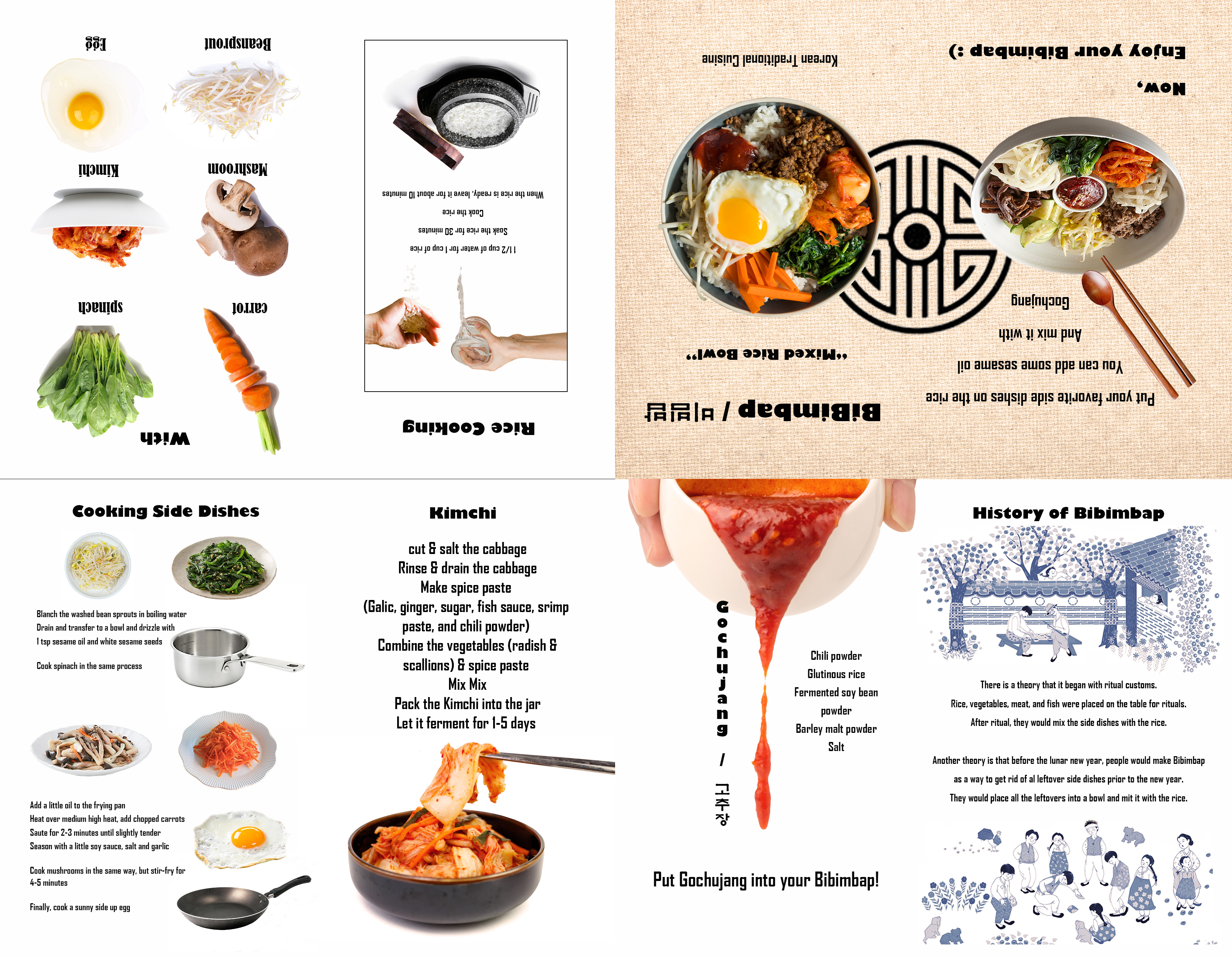 Bibimbap Zine spread
