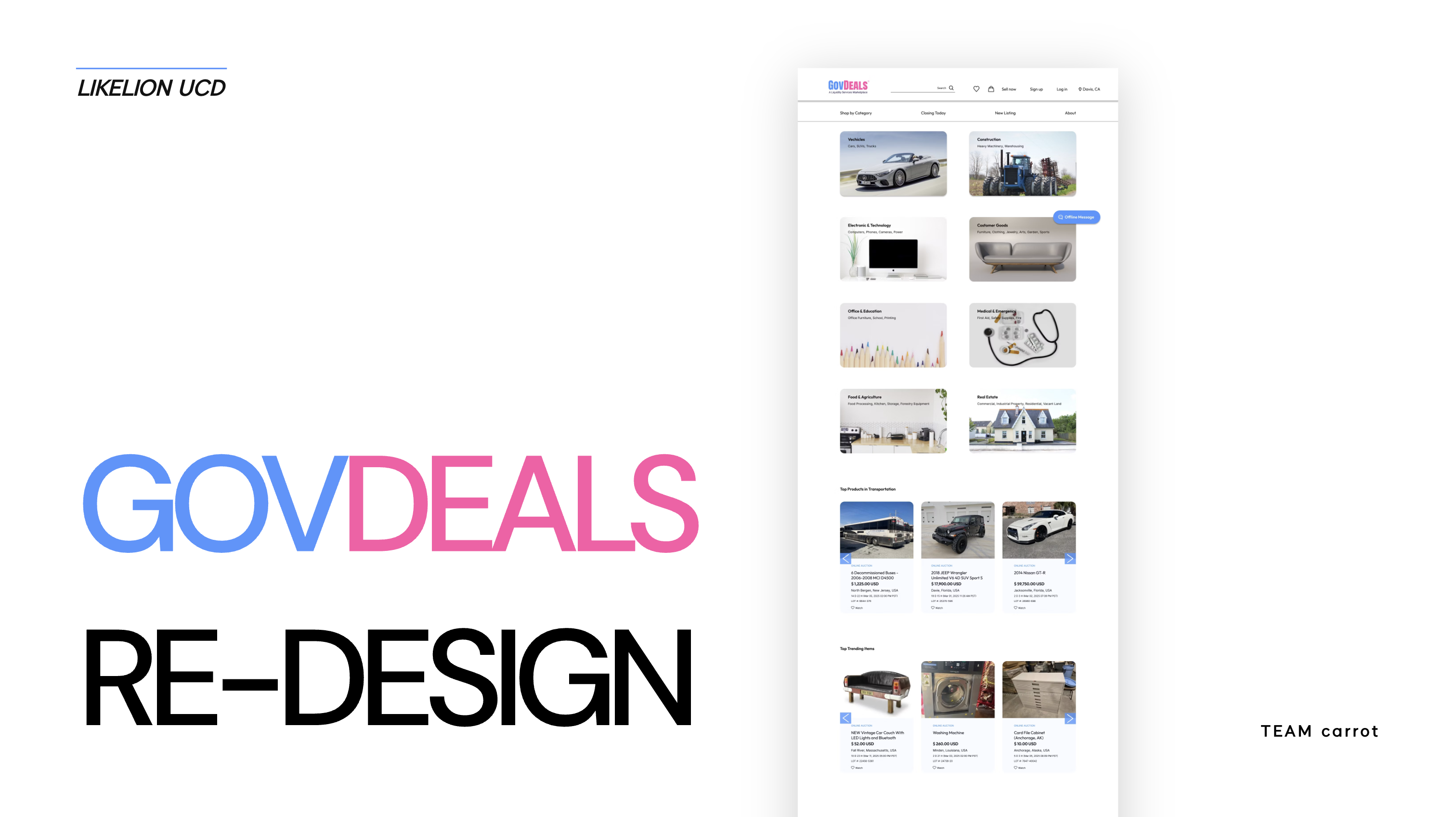GovDeals Redesign