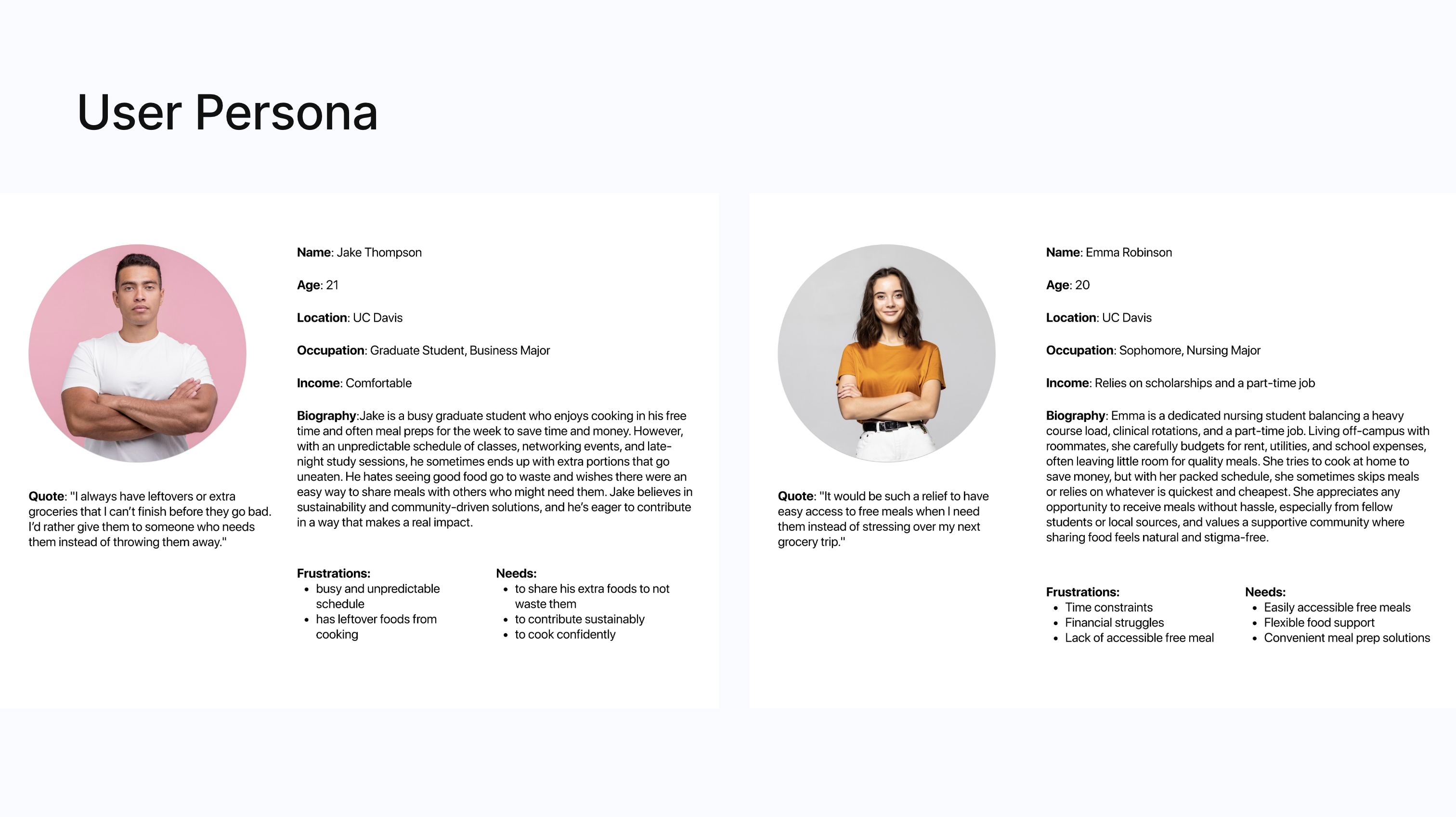 user persona